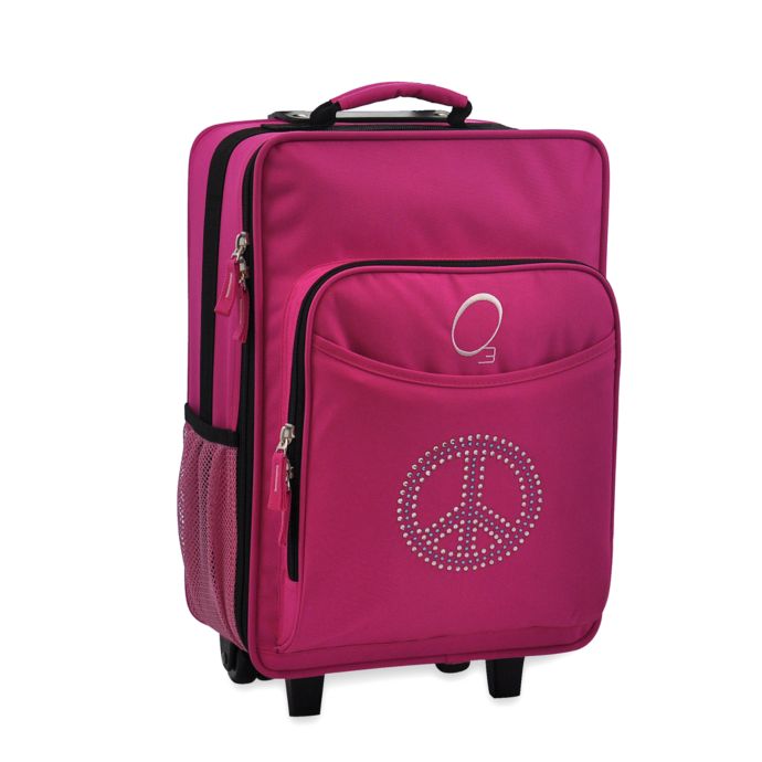 O3 Kids Luggage with Integrated Cooler in Peace Sign Bed Bath & Beyond