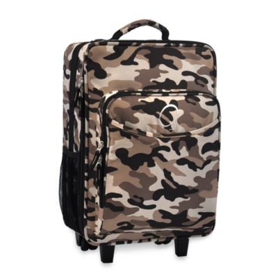 kids camo suitcase