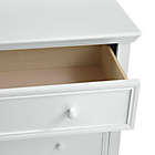 Alternate image 4 for Contours&reg; 3-Drawer Dresser in White