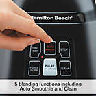 Alternate image 1 for Hamilton Beach&reg; Smoothie Smart&trade; Blender in Black