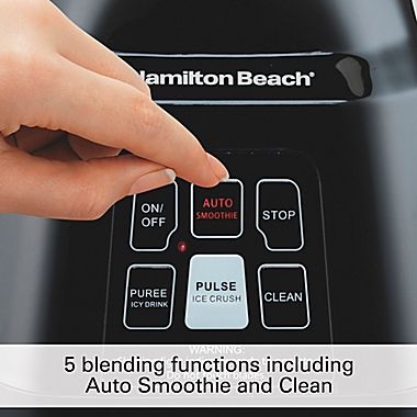 Hamilton Beach&reg; Smoothie Smart&trade; Blender in Black. View a larger version of this product image.