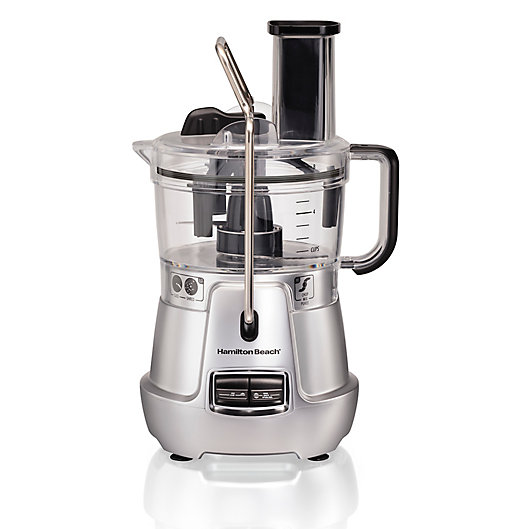 Alternate image 1 for Hamilton Beach® Stack & Snap™ 8-Cup Food Processor in Silver