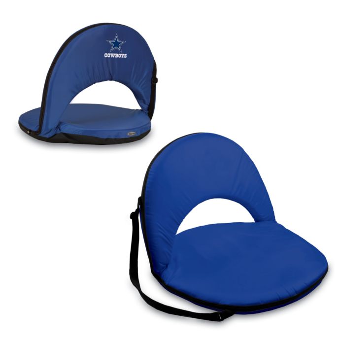 Picnic Time Dallas Cowboys Oniva Portable Reclining Seat In Navy
