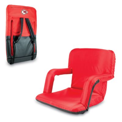 NCAA North Carolina State Wolfpack Portable Reclining Seat - Stadium Chair With Backpack Straps
