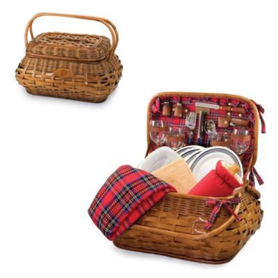 Picnic Time Highlander Picnic Basket (Miami Dolphins) | Bed Bath & Beyond