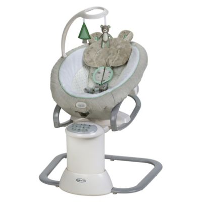 baby swing with removable bouncer