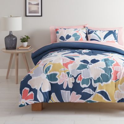 Simply Essential&trade; Floral 5-Piece Twin/Twin XL Comforter Set