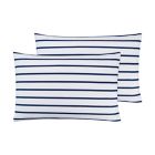 Alternate image 5 for Simply Essential&trade; Vertical Colorblock 7-Piece Full/Full XL Comforter Set in Navy/Yellow