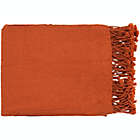 Alternate image 0 for Surya Turner Throw Blanket in Burnt Orange