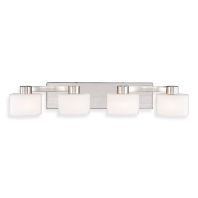 Quoizel Tatum 4 Light Bath Light Fixture W Opal Etched Glass