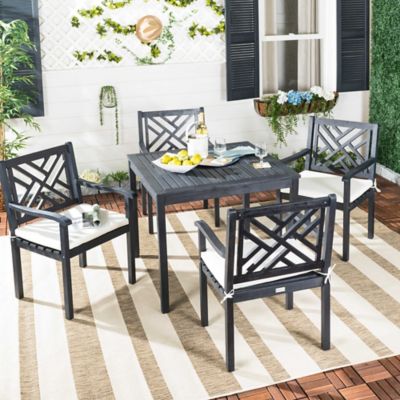 Safavieh Thessaly 5 Piece Outdoor Dining Set Bed Bath Beyond