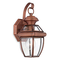 Quoizel® Newbury Small 1-Light Outdoor Fixture with Aged Copper Finish
