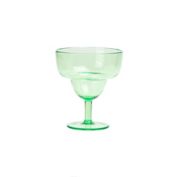 H for Happy&trade; 15 oz. Stacking Margarita Glass in Green