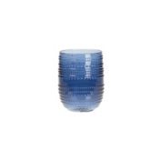 Beaded Stemless Glass in Blue