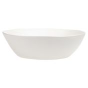 Speckle Melamine Serving Bowl in Ivory