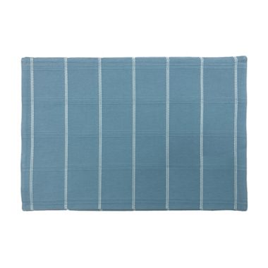 Everhome&trade; Stella Stripe Easter Place Mats in Light Blue (Set of 4). View a larger version of this product image.