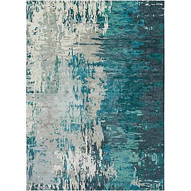 Surya Banshee Modern Hand-Tufted 8&#39; x 11&#39; Area Rug in Blue/Green. View a larger version of this product image.