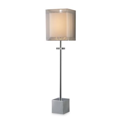 Dimond Lighting D2674 Trump Home Costello and Glass Rod Table Lamp Chrome