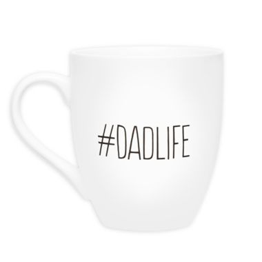 Pearhead&reg; "#DadLife" Mug in White. View a larger version of this product image.
