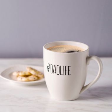 Pearhead&reg; "#DadLife" Mug in White. View a larger version of this product image.