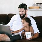 Alternate image 4 for Pearhead&reg; "#DadLife" Mug in White