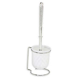 Bath Bliss Stainless Steel Toilet Brush in Clear/Chrome
