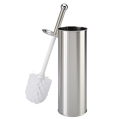 Bath Bliss Stainless Steel Toilet Brush Set in Satin. View a larger version of this product image.