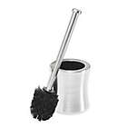 Alternate image 0 for Bath Bliss Stainless Steel Toilet Brush with Hour Glass Holder in Silver