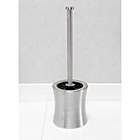Alternate image 1 for Bath Bliss Stainless Steel Toilet Brush with Hour Glass Holder in Silver