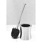 Alternate image 2 for Bath Bliss Stainless Steel Toilet Brush with Hour Glass Holder in Silver