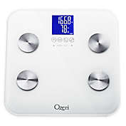 Ozeri&reg; Touch 440 lb. Total Body Bath Scale in White