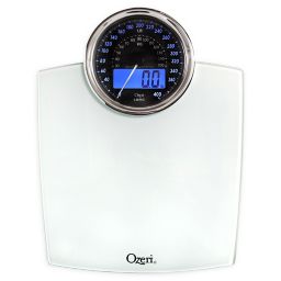 Ozeri® Rev Bathroom Scale with Electro-Mechanical Weight Dial 50 gram Sensor Technology