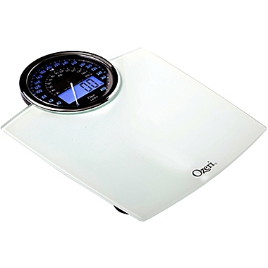 Ozeri&reg; Rev Bathroom Scale with Electro-Mechanical Weight Dial 50 gram Sensor Technology. View a larger version of this product image.