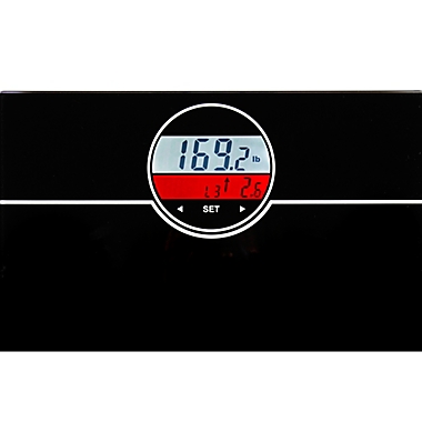Ozeri&reg; WeightMaster 400 lb. Digital Bath Scale in Black. View a larger version of this product image.