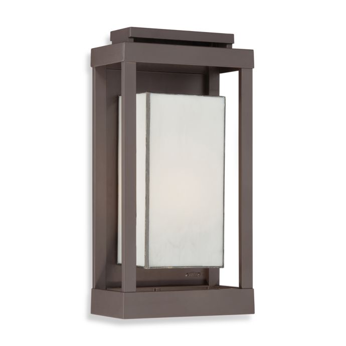 Quoizel Outdoor 1Light Fixture with Western Bronze Finish and White