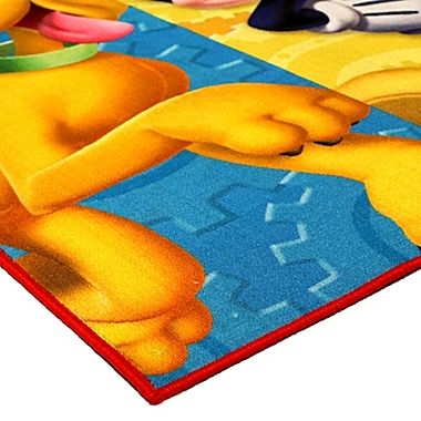 Disney&reg; Mickey Mouse Club House 4&#39;6 x 6&#39;6 Area Rug. View a larger version of this product image.