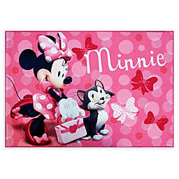 Disney® Minnie Mouse 4'6 x 6'6 Area Rug in Pink