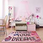 Alternate image 1 for JoJo Siwa&trade; &quot;Follow Your Dreams&quot; 4&#39;6 x 6&#39;6 Area Rug