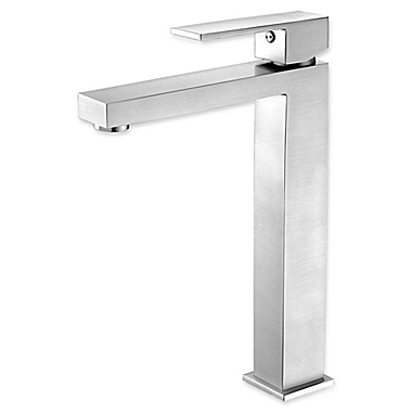 ANZZI&trade; Etude 16.5-Inch Glass Vessel Sink with Nickel Enti Faucet. View a larger version of this product image.