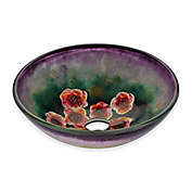 ANZZI&trade; Impasto LS-AZ220 16.5-Inch Vessel Sink in Hand Painted Mural
