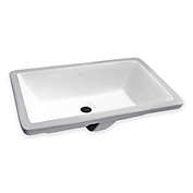 ANZZI&trade; Rhodes 13-Inch Round Ceramic Sink in White