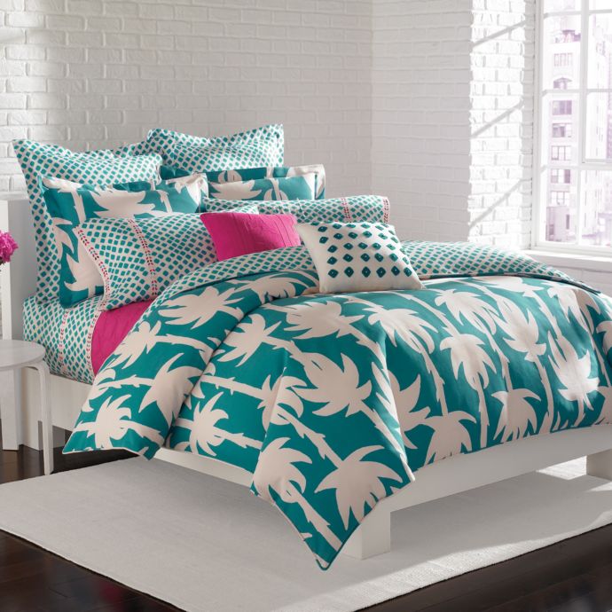 Dvf Studio Palm Duvet Cover Set 100 Cotton Bed Bath Beyond