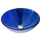 Alternate image 0 for ANZZI Meno Deco-Glass Vessel Sink in Lustrous Blue