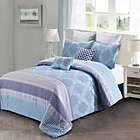 Alternate image 0 for Style Quarters Lilou Queen Comforter Set in Blue/Grey