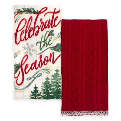 winter kitchen towels