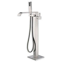 ANZZI Angel 2-Handle Freestanding Clawfoot Tub Faucet with Hand Shower in Polished Chrome