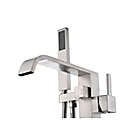 Alternate image 7 for ANZZI Angel 2-Handle Freestanding Clawfoot Tub Faucet with Hand Shower in Brushed Nickel