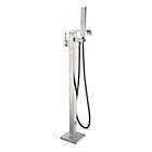 Alternate image 9 for ANZZI Angel 2-Handle Freestanding Clawfoot Tub Faucet with Hand Shower in Brushed Nickel