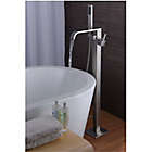 Alternate image 13 for ANZZI Angel 2-Handle Freestanding Clawfoot Tub Faucet with Hand Shower in Brushed Nickel