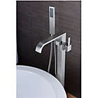 Alternate image 14 for ANZZI Angel 2-Handle Freestanding Clawfoot Tub Faucet with Hand Shower in Brushed Nickel